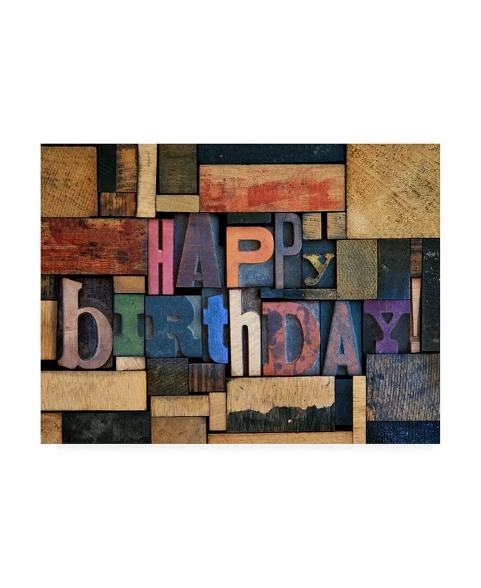 Trademark Global Holli Conger Typography Photography 15 Canvas Art - 36.5 X 48