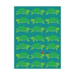 Trademark Global Holli Conger Birthday Turtles Canvas Art - 15.5 X 21