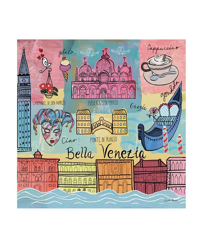 Trademark Global Farida Zaman Global Travel IV Canvas Art - 19.5 X 26