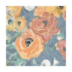 Trademark Global Studio W Happy Florals II Canvas Art - 27 X 33