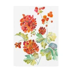 Trademark Global Chariklia Zarris Cranesbills II Canvas Art - 20 X 25