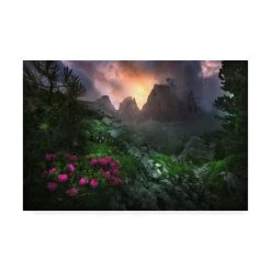 Trademark Global Luca Rebustini Garden Of Eden 2 Canvas Art - 15 X 20
