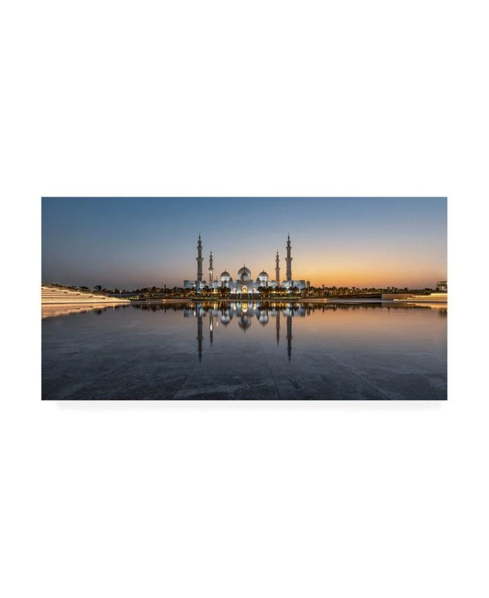 Trademark Global Rana Jabeen Pristine Mosque Canvas Art - 20 X 25