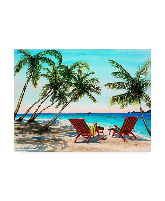 Trademark Global Patrick Sullivan Tropical Vacation Canvas Art - 27 X 33.5
