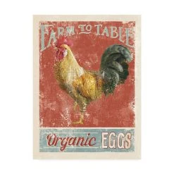 Trademark Global Danhui Nai Farm Nostalgia V Canvas Art - 19.5 X 26