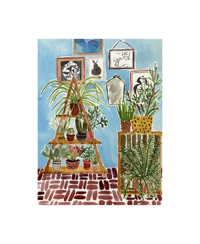 Trademark Global Melissa Wang Way To The Jungle III Canvas Art - 19.5 X 26