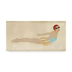 Trademark Global June Erica Vess Vintage Diver I Canvas Art - 20 X 25