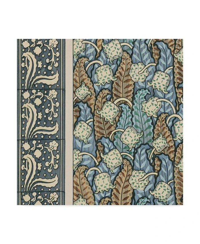 Trademark Global Vision Studio Nouveau Textile Motif IV Canvas Art - 15 X 20
