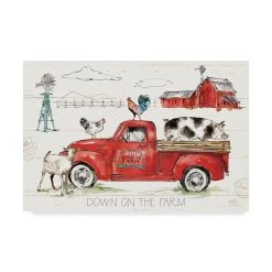 Trademark Global Anne Tavoletti Down On The Farm II Canvas Art - 20 X 25
