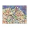 Trademark Global Michael Tompsett Edinburgh Watercolor Street Map III Canvas Art - 20 X 25