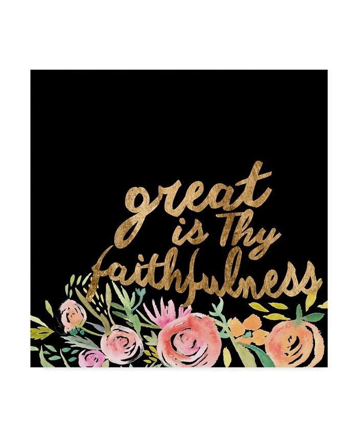 Trademark Global Studio W Floral Faith II Canvas Art - 15 X 20