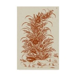 Trademark Global Vision Studio Ornamental Floral Canvas Art - 20 X 25