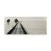 Trademark Global American School Black And White Pier Phuket Canvas Art - 37 X 49