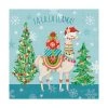 Trademark Global Mary Urban Lovely Llamas Christmas IX Canvas Art - 20 X 25