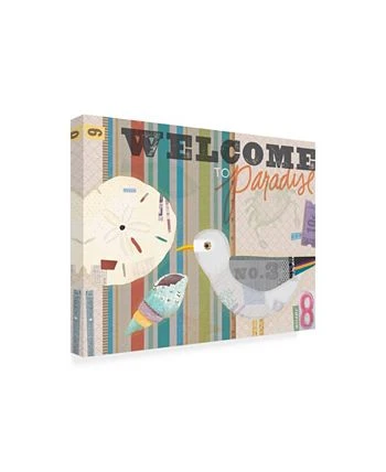 Trademark Global Holli Conger Coastal Collage 4 Canvas Art - 19.5 X 26 - Image 2