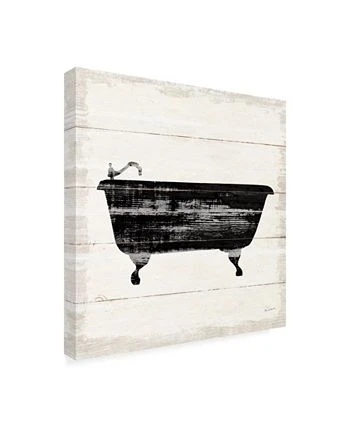 Trademark Global Sue Schlabach Shiplap Bath I Canvas Art - 15.5 X 21 - Image 2