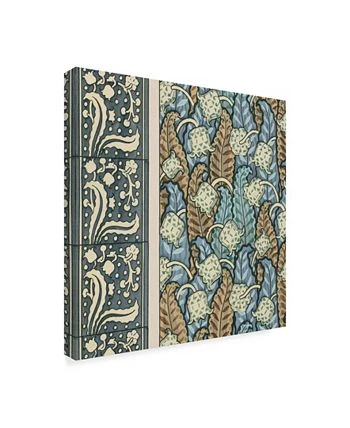 Trademark Global Vision Studio Nouveau Textile Motif IV Canvas Art - 15 X 20 - Image 2