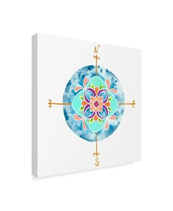 Trademark Global Rebekah Ewer Blue Mandala II Canvas Art - 15 X 20 - Image 2