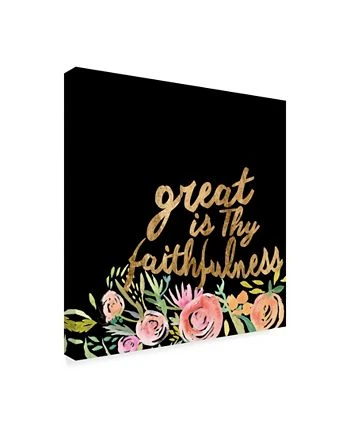 Trademark Global Studio W Floral Faith II Canvas Art - 15 X 20 - Image 2