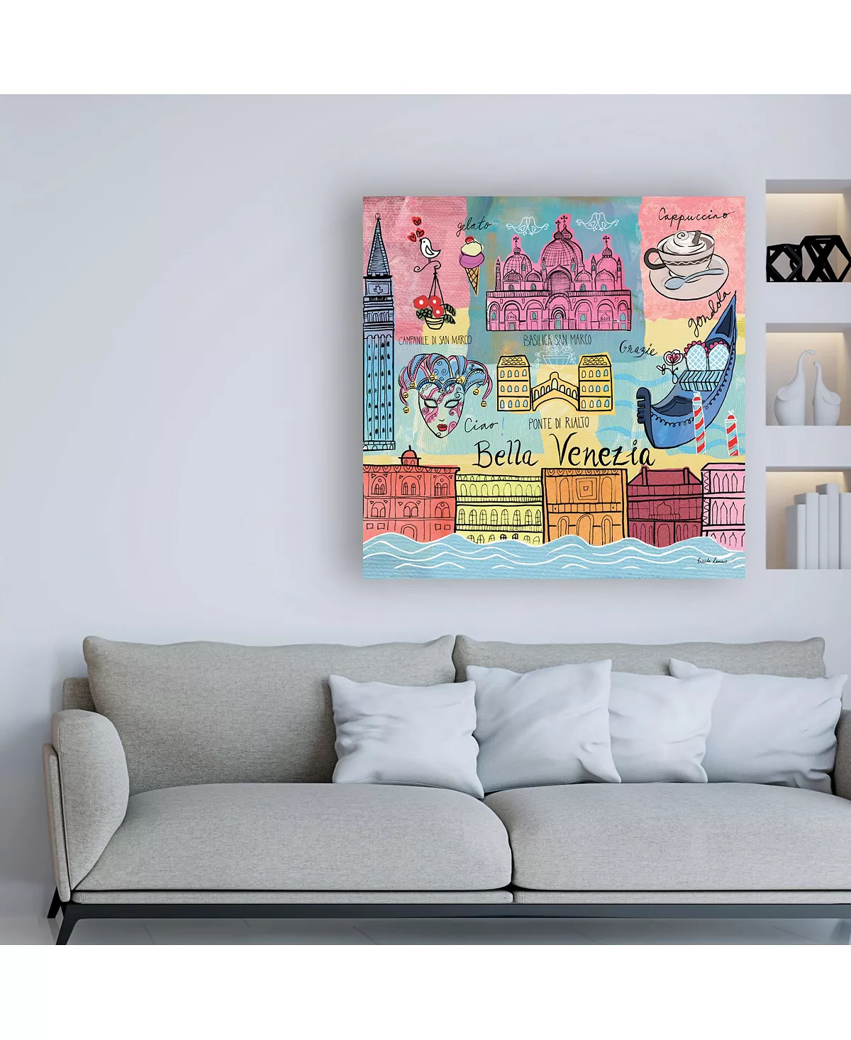 Trademark Global Farida Zaman Global Travel IV Canvas Art - 19.5 X 26 - Image 3