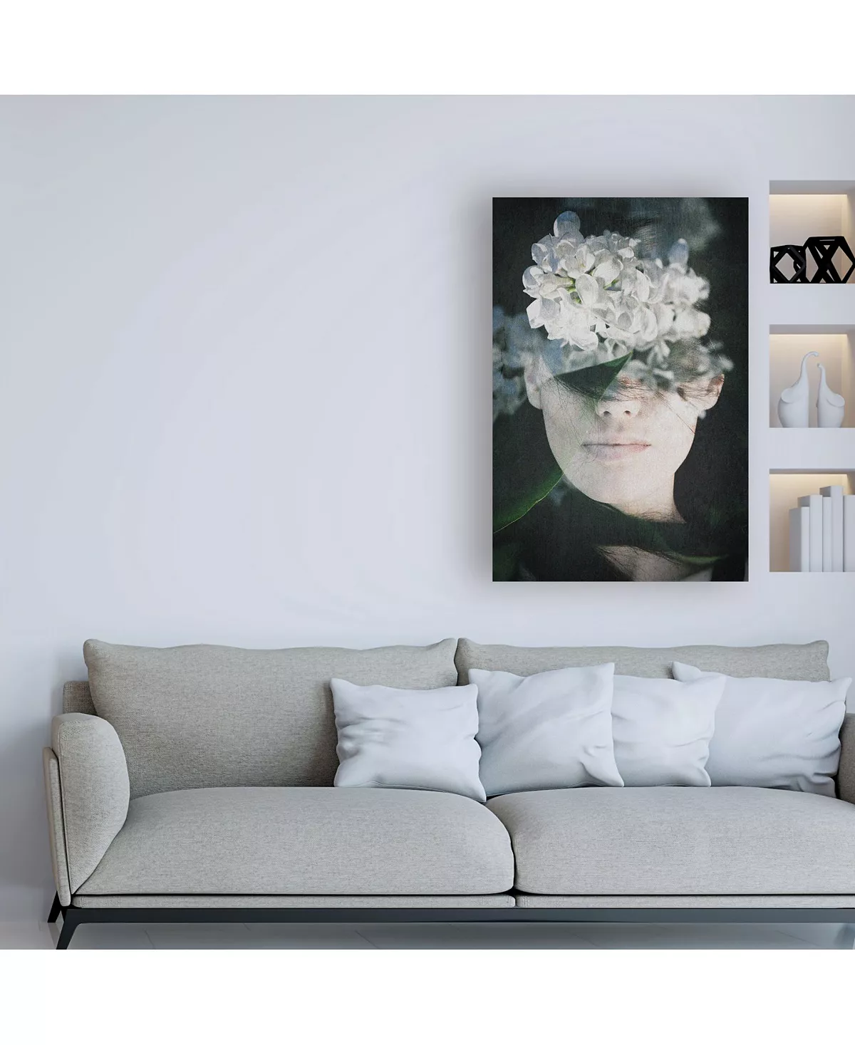 Trademark Global PhotoINC Studio Lonely Flowers Canvas Art - 15.5 X 21 - Image 3