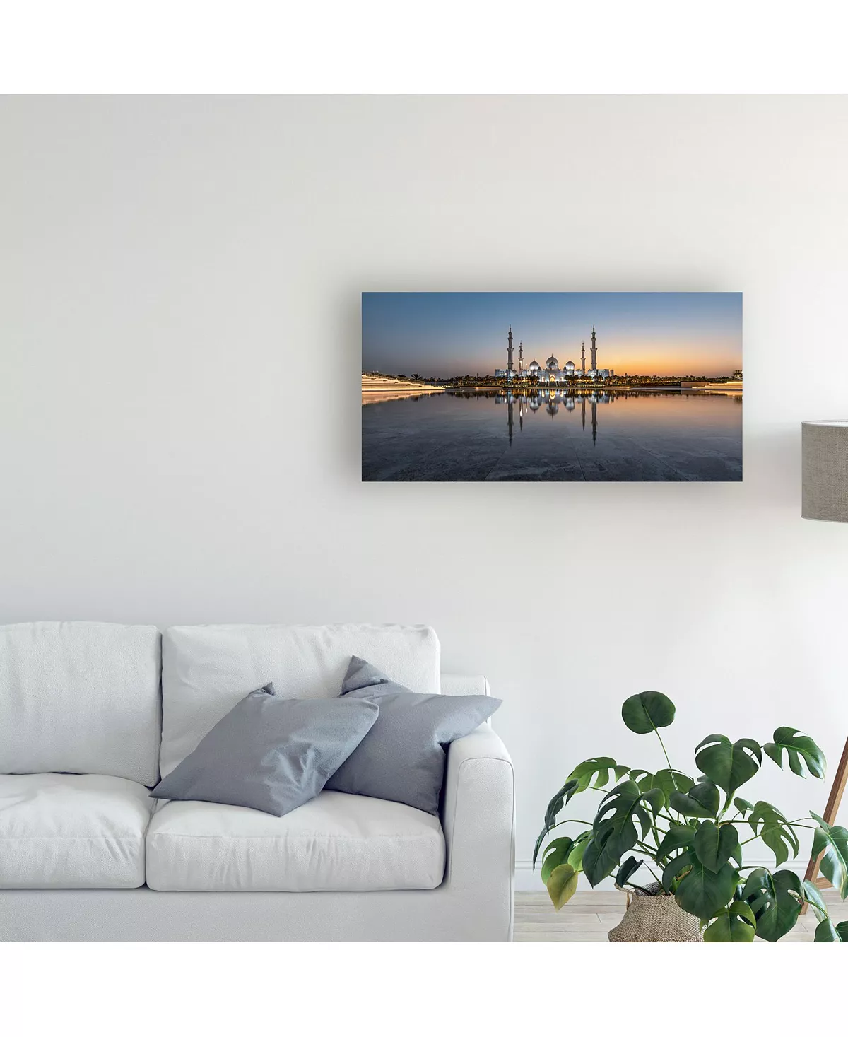 Trademark Global Rana Jabeen Pristine Mosque Canvas Art - 20 X 25 - Image 3