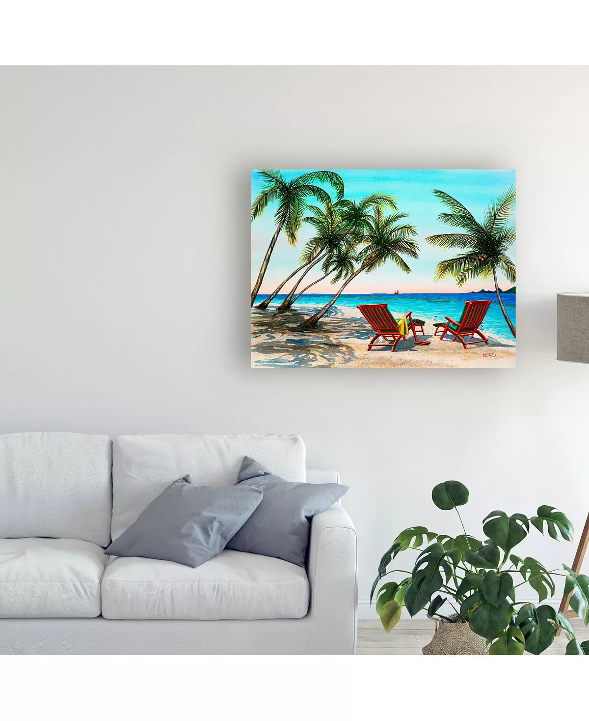 Trademark Global Patrick Sullivan Tropical Vacation Canvas Art - 27 X 33.5 - Image 3