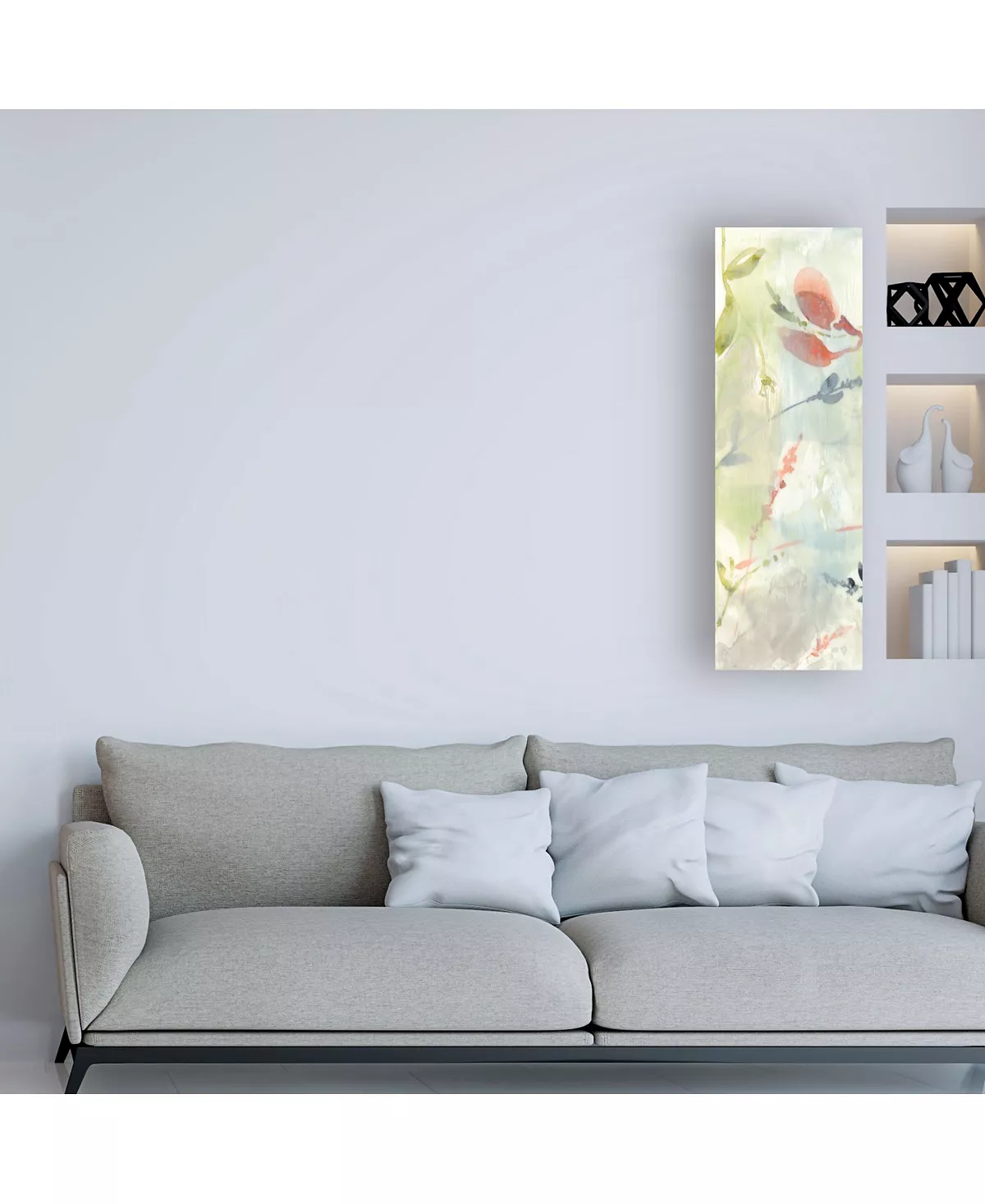 Trademark Global Jennifer Goldberger Obscured Flowers I Canvas Art - 19.5 X 26 - Image 3