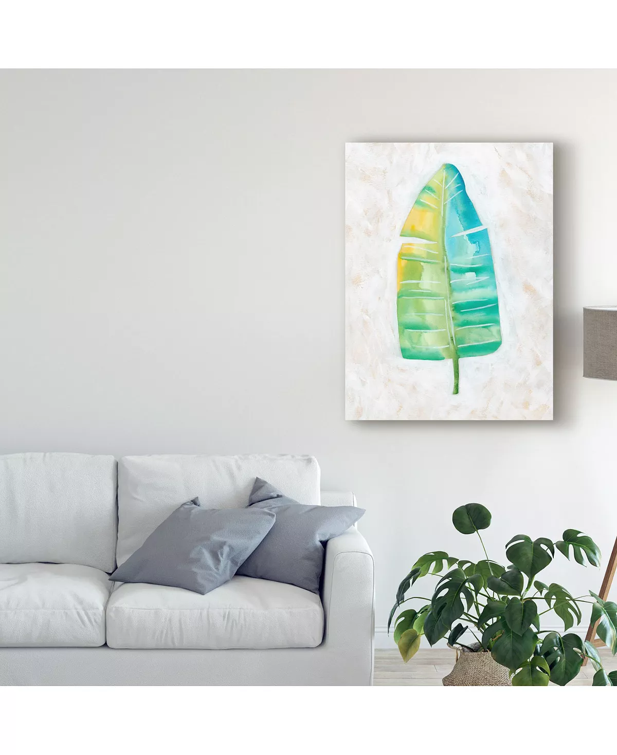 Trademark Global Chariklia Zarris Ocean Side Palms V Canvas Art - 20 X 25 - Image 3