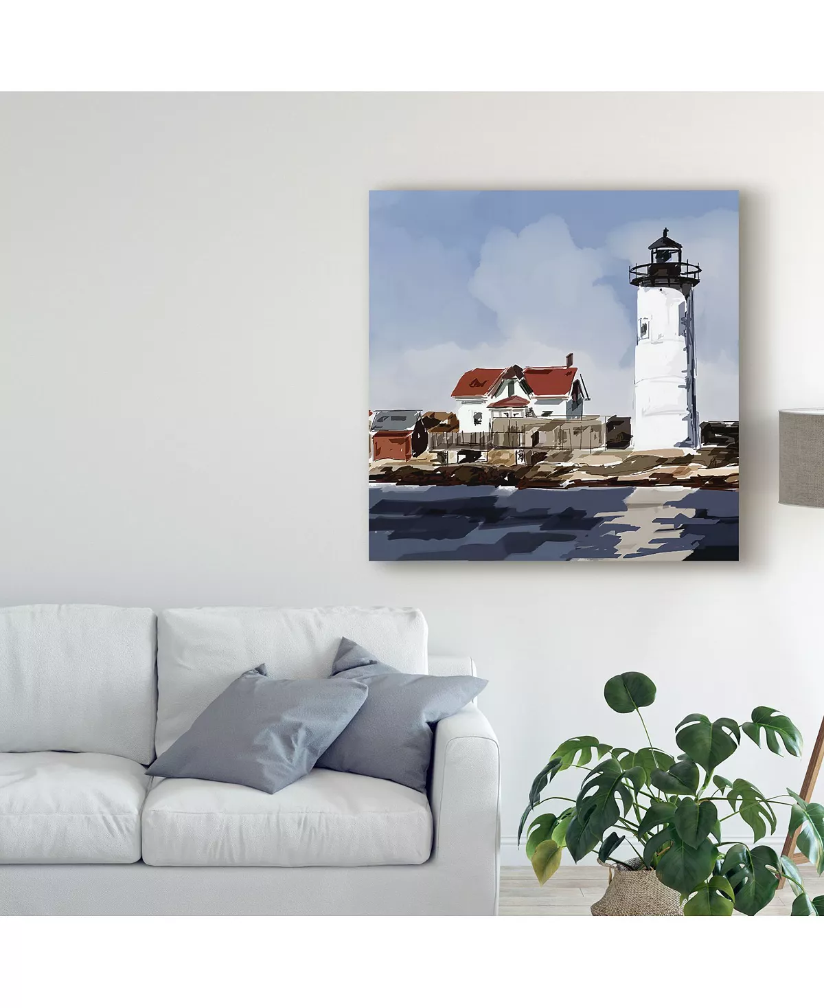Trademark Global Emily Kalina Lighthouse Scene VI Canvas Art - 20 X 25 - Image 3