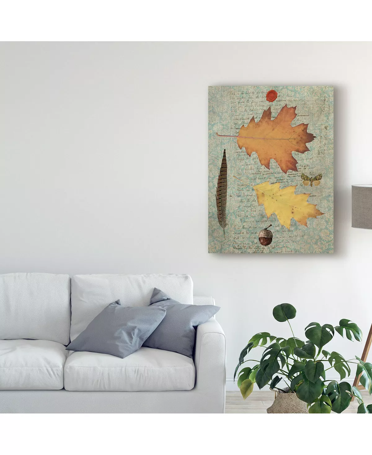 Trademark Global Sandy Lloyd Autumn Leaf III Canvas Art - 37 X 49 - Image 3