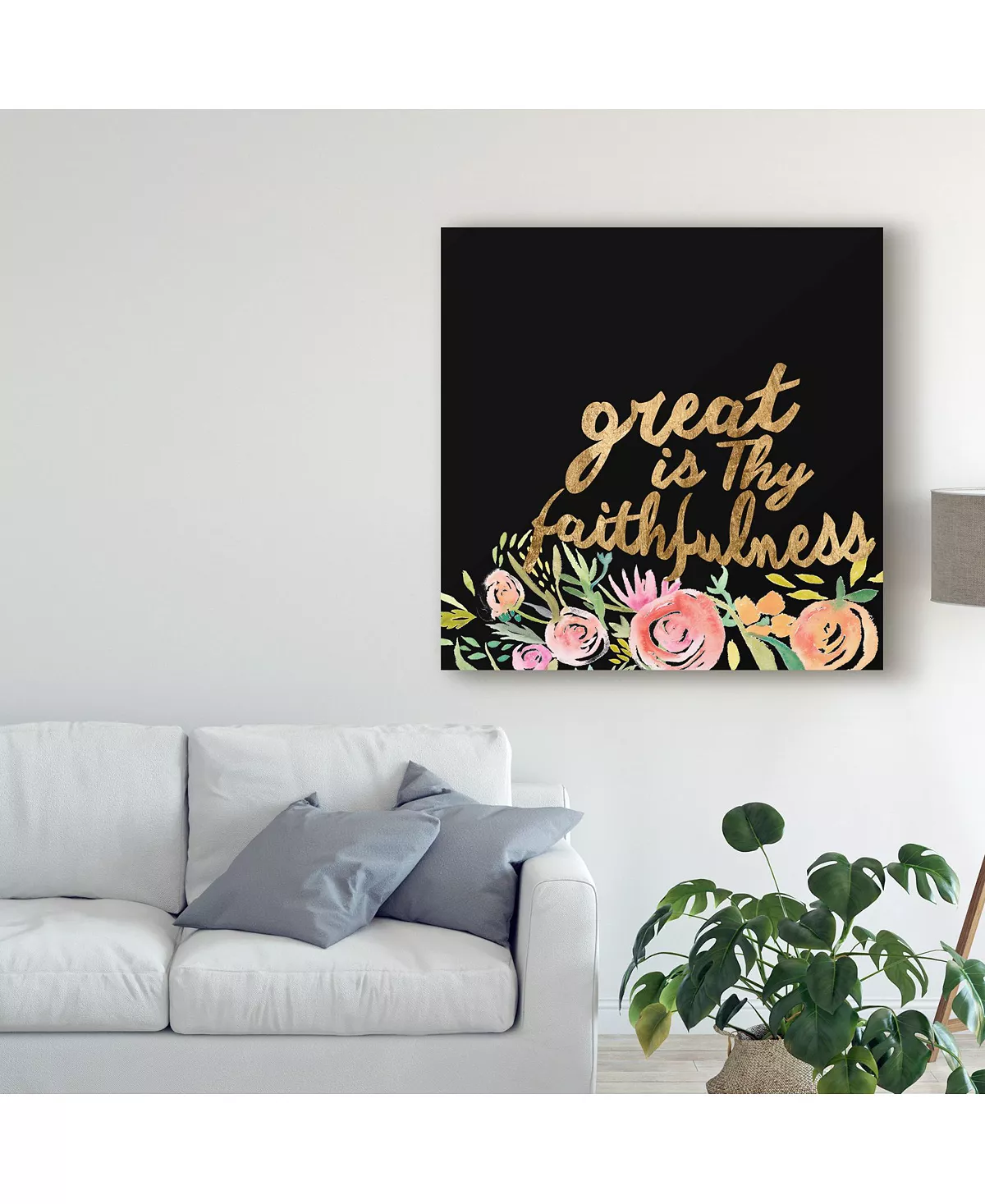 Trademark Global Studio W Floral Faith II Canvas Art - 15 X 20 - Image 3