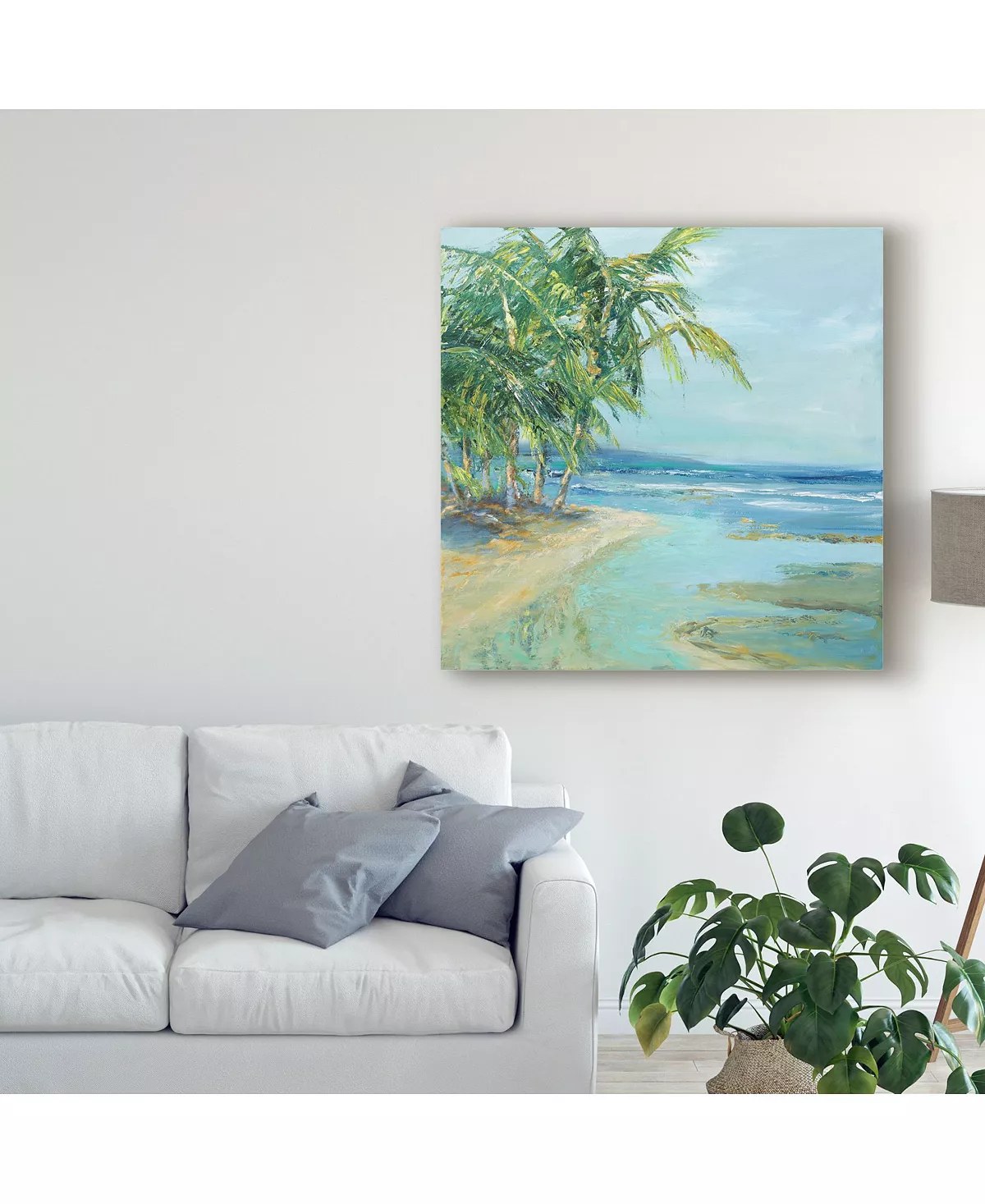 Trademark Global Suzanne Wilkins Blue Coastal Lagoon Canvas Art - 20 X 25 - Image 3