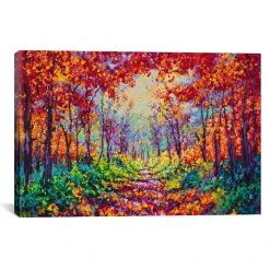 ICanvas Luminous By Kimberly Adams Wrapped Canvas Print - 26 X 40