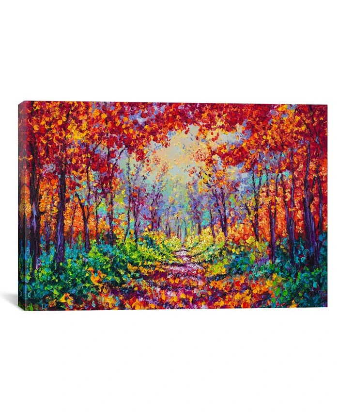 ICanvas Luminous By Kimberly Adams Wrapped Canvas Print - 26 X 40