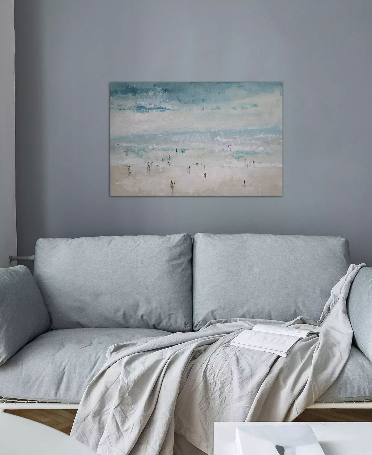 ICanvas The Beach By Claudio Missagia Wrapped Canvas Print - 26 X 40 - Image 2