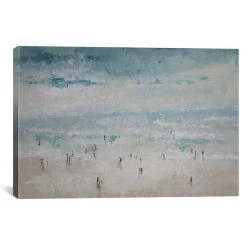 ICanvas The Beach By Claudio Missagia Wrapped Canvas Print - 26 X 40