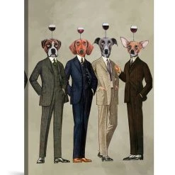 ICanvas The Wine Club By Coco De Paris Wrapped Canvas Print - 40 X 26