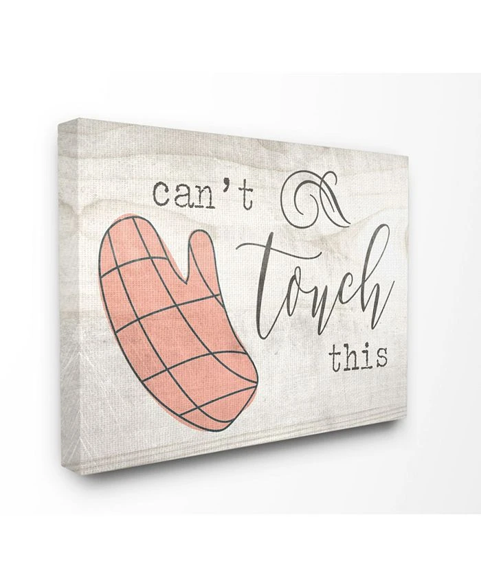 Stupell Industries Can't Touch This Oven Mitts Canvas Wall Art, 30 X 40