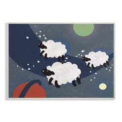 Stupell Industries Heep In Space Wall Plaque Art, 12.5 X 18.5