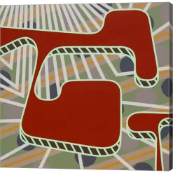 Metaverse Lines Project 75 By Eric Carbrey Canvas Art, 36 X 36