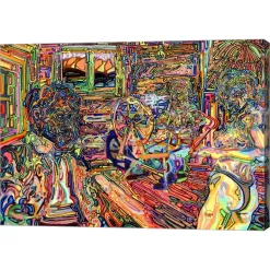 Metaverse His Wife, Her Mother By Josh Byer Canvas Art, 27.5 X 20