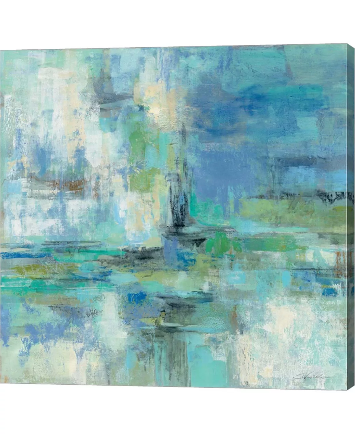Metaverse Orning Port By Silvia Vassileva Canvas Art, 28 X 28