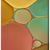 Metaverse Red Yellow And Green Drops By Cora Niele Canvas Art, 29.25 X 36