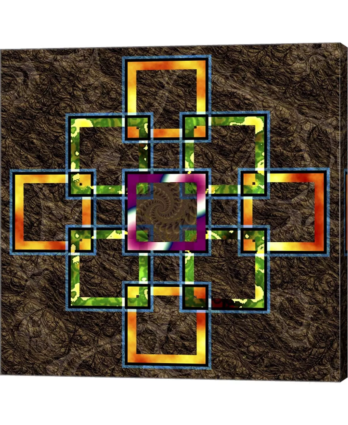 Metaverse Elements By Fractalicious Canvas Art, 24 X 24