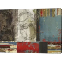 Metaverse Spheres And Stripes By Posters International Studio Canvas Art, 26.5 X 20