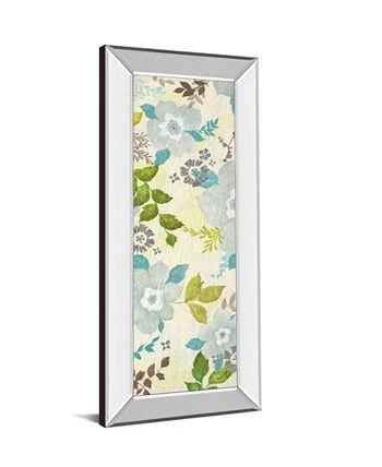 Classy Art Fragrant Garden I By Tava Studios Mirror Framed Print Wall Art - 18 X 42 - Image 2