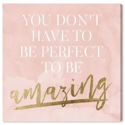 Oliver Gal To Be Amazing Canvas Art - 24 X 24 X 1.5