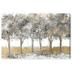 Oliver Gal Abstract Trees Giclee Art Print On Gallery Wrap Canvas