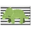 Oliver Gal Folk Triceratops Canvas Art Collection